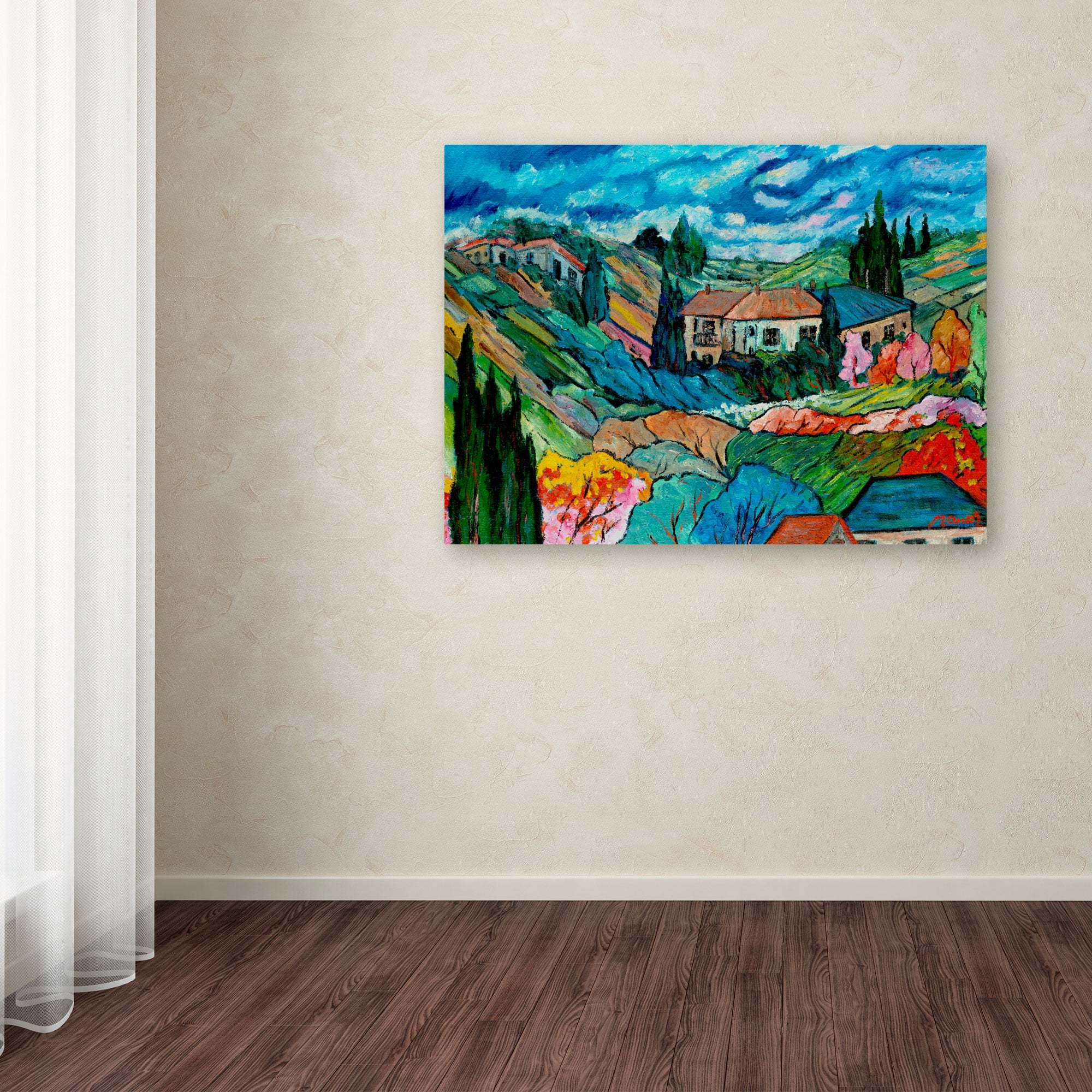 Manor Shadian 'Valley House' Canvas Art