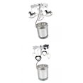 thumbnail image 1 of GUOOL 2Pieces Romantic Rotary Candle Holder Tea Light Holder for Christmas Restaurant StyleM, 1 of 9