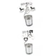 thumbnail image 1 of Portavelas giratorio elegante 2 piezas Sunnimix, 1 of 8