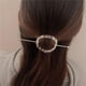thumbnail image 3 of Pinza para el cabello Yuyangstore Ronda de plata Clip de pelo de chicas, 3 of 8