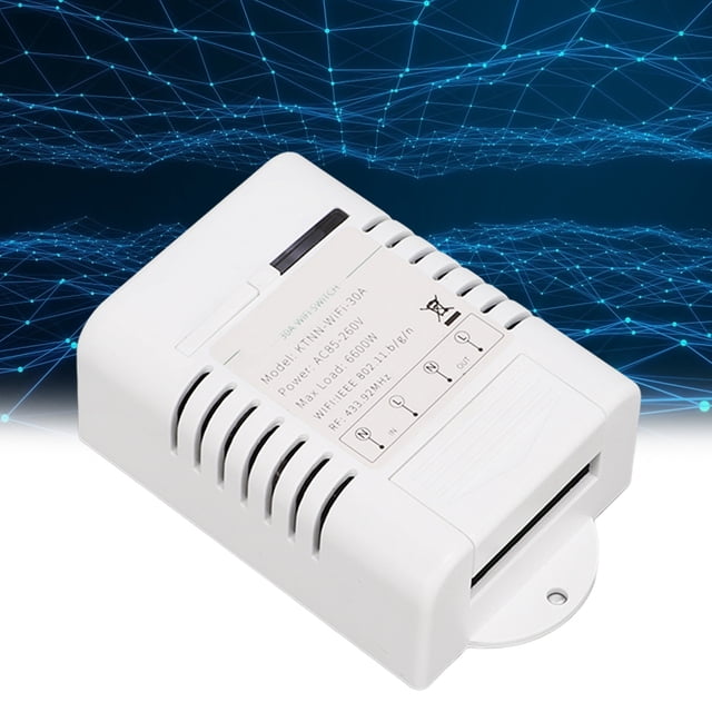 Interruptor Inteligente WiFi, Interruptor Inteligente, Retroalimentación En Tiempo Real, Control Remoto De Larga Vida útil Para Electrodomésticos Para El Hogar