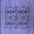 thumbnail image 1 of Ahgly Company Indoor Square Oriental Blue Industrial Area Rugs, 7' Square, 1 of 4