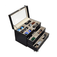 thumbnail image 3 of 3 Tier 18 Slot Glasses Sunglasses Organizer Display Glasses Texture Pattern, 3 of 8