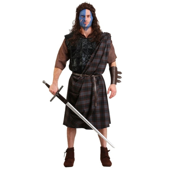 Men's Plus Size Braveheart Classic Costume