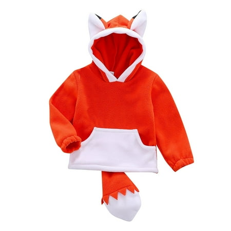 

Toddler Girl Coats Baby Boys Girls Cute 3D Cartoon Hooded Pullover Sweatshirt Cartoon Hoodie Coat Outwear Jacket Girls Coats(Size:12-24 Months)