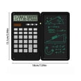 thumbnail image 3 of Calculadora científica con tableta de escritura Calculadora científica de ingeniería Pantalla LCD Adecuada para estudiantes, profesores y uso comercial Uso de batería y energía solar, 3 of 8