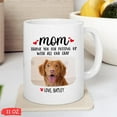 thumbnail image 4 of Custom Dog's Name Coffee Cups, I'll Be Watching You Mug, Dog Lovers Gifts For Dog Dad, Dog Mom, Animal Lover Gift For Birthday Christmas, Personalized Photo Tea Cup, White Ceramic Mug 11oz 15oz, 4 of 7