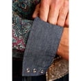 thumbnail image 3 of Men's Stetson Shirt Snap 2 Pocket Print Merlot Paisley - Wine, 3 of 3