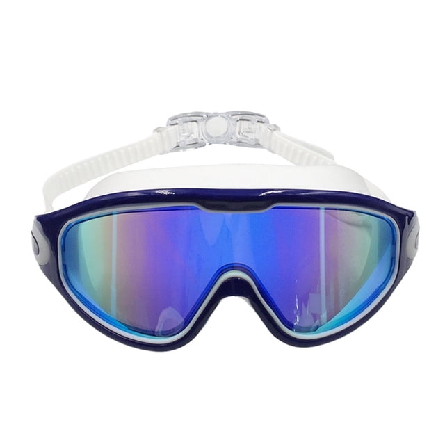 Swimming Accessories Adult Wide View Electroplated Goggles for Clear and Fog- Performance in Pool Swimming