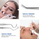 thumbnail image 3 of Juego de herramientas para el cuidado dental CHAO Kit de higiene dental de acero inoxidable 5 piezas, 3 of 5