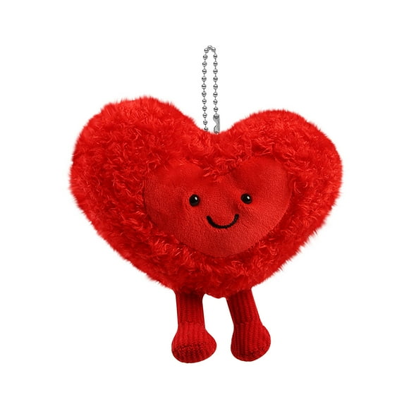 Jellycaten Stuffed Animals, Jellycaten Red Heart, Jellycaten Plush Toys, Medium 3.9 Inch Jally catens Stuffed Toys Birthday Gift Best Gift for Friends Kids Adult Home Car Decoration