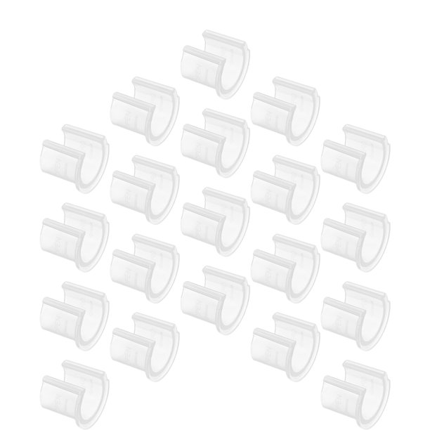 HAMPPLIES 20Ud Clips Transparent Para Bombas De Loción Accesorios Para De Aceite Limpiador