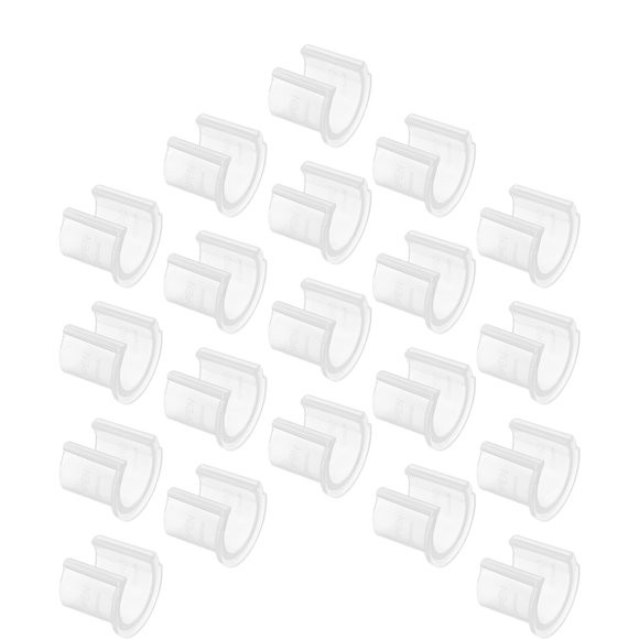 HAMPPLIES 20Ud Clips Transparent Para Bombas De Loción Accesorios Para De Aceite Limpiador