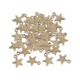 thumbnail image 6 of Segolike 50Pcs Five Pointed Star Charms Jewelry Making Accessories Bracelets Decorative Brooch Charm Pendants for DIY Crafting Hats Bag Accessory , Ancient Green, 6 of 8