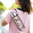 thumbnail image 6 of 20 Oz Boston Terrier Dog with Flower Coffee Tumbler Double Wall Insulated Stainless Steel Water Bottle | Metal Reusable Thermoses Flask with Cup Cap | Leak & Sweat Proof with Anti-Dust Lid, 6 of 7
