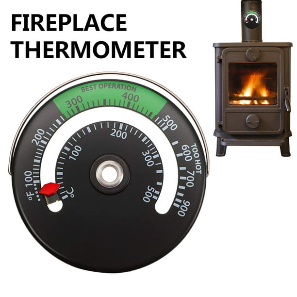 Thermomètre magnétique pour poêle à bois