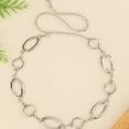 thumbnail image 5 of Round Design Metallic Waist Chain Belt For Office Women Daily Wear Suitable For Casual And Formal Event Waist Decors, 5 of 8