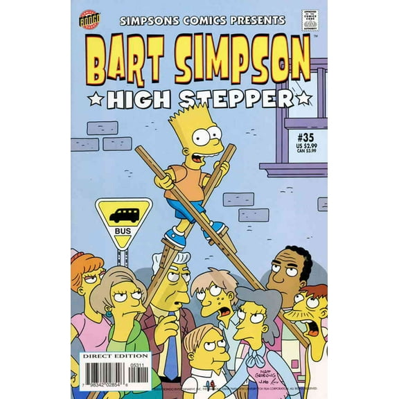 Simpsons Comics Presents Bart Simpson #35 VF ; Bongo Comic Book
