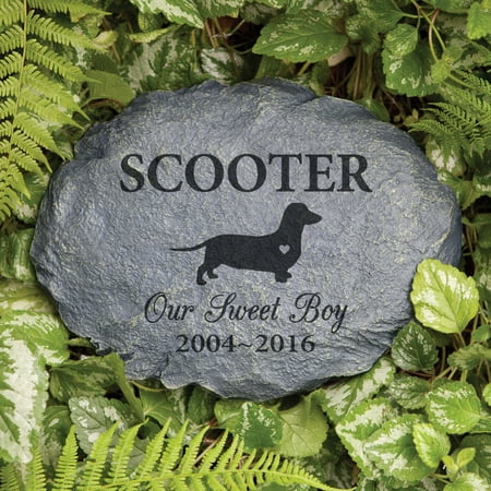 - Dog Breeds Personalized Memorial Garden Stone