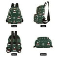 thumbnail image 4 of FORMRS Mini Backpack Purse for Women Travel Daypack Casual Shoulder Bag, Christmas Santa Hats, 4 of 7