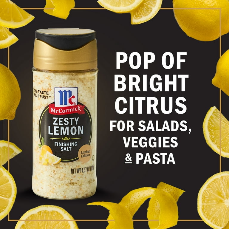 McCormick Zesty Lemon Finishing Salt, 4.37 oz Bottle - Walmart.com