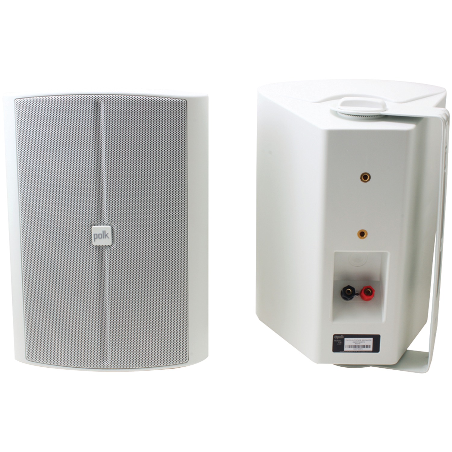 Polk Audio OS70 2-Way Indoor/Outdoor Speakers (Pair, White) - image 2 of 3