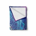 thumbnail image 2 of Star Mandala Soft Flannel Fleece Throw Blanket, Geometry Elements Doodle Style Hearts and Floral Pattern, Cozy Plush for Indoor and Outdoor Use, 50" x 70", Multicolor, by Ambesonne, 2 of 6