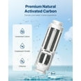 thumbnail image 4 of VEVOR PCF Replace Filter, 6-layer PCF Composite Water Filter Replacement, PCF Composite Filter, Reduces Chlorine & Odor, Compatible with Under Sink Water Filter System SS-001, SS-003 & SS-005, 4 of 9