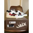 thumbnail image 1 of Jo r-dan Jumpman Jack Travis Scott "University Red" FZ8117-101 - Sz 6, 1 of 6