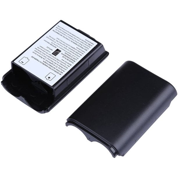 2X Black Battery Pack Cover Shell Case Kit for Xbox 360 Wireless