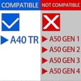 thumbnail image 2 of Astro A40 TR Ear Pads for Astro A40TR Gaming Headset: Velour Ear Cushions (Not Compatible with A50 Gen4, Gen3, Gen2, Gen1), 2 of 5