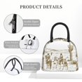 thumbnail image 4 of Disketp Western Desert Cowboys Bolsa Térmica para Almuerzo, Lonchera con Abertura Amplia y Gran Capacidad, Organizador Reutilizable para Mujeres, Hombres y Adultos, 4 of 6