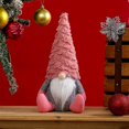 thumbnail image 5 of Christmas Gnome Plush Decorations - Handmade Swedish Tomte Scandinavian Santa Elf Ornaments - Gnome Christmas Winter Decor for Home Office, 5 of 9