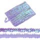 thumbnail image 1 of Uxcell 1-Pack Elastic Sequins Trim, 16 Yards 0.8 Inch Sequin Trim 2 Row for Craft Sewing Trimming [Light Purple], 1 of 1
