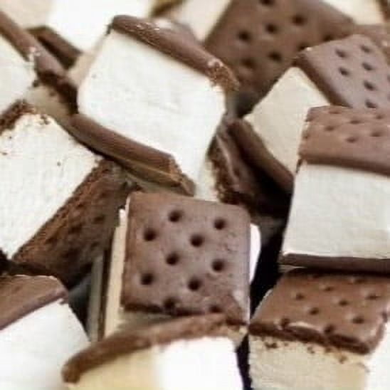 I Love Treats Freeze Dried Ice Cream Sandwiches Bite Size 5 oz Crispy Crunchy Vanilla Ice Cream Chocolate Cookie