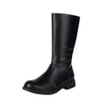 thumbnail image 2 of OKBOP Ladies Tall Boots Faux Leather Riding Pull-On Knee-High Fall, 2 of 5