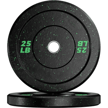 Luku 300 LB Bumper Plates, Rubber Weight Plates Strength Training Press Squats Powerlifting Home Gym