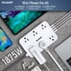 thumbnail image 2 of Protector contra sobretensiones, Power Strip, 6 salidas y 4 puertos USB, 2 of 7