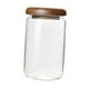 thumbnail image 2 of Tarro de almacenamiento de vidrio con tapa hermética, bote de cocina, contenedor de alimentos para encimera, tarro de miel para nueces, pasta, azúcar, tapa a presión 600ml Macarena tarro de almacenamiento, 2 of 8