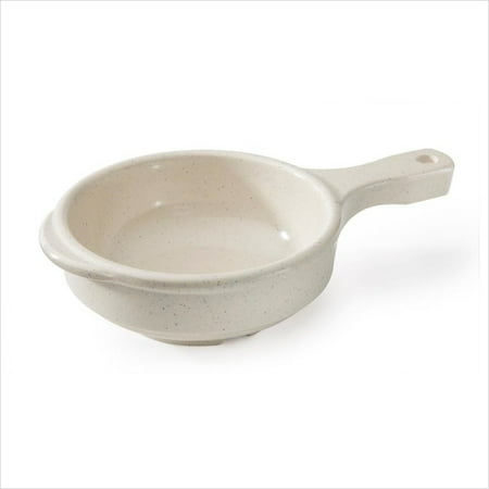 English Ironstone Tableware - Santa Fe Ironstone 12 oz 5.25 x 2 Bowl with Handle Melamine/Case of 24
