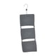 thumbnail image 4 of Juego de cestas colgantes de 3 piezas, organizador colgante de pared tejido con asas extraíbles Gris, 4 of 9