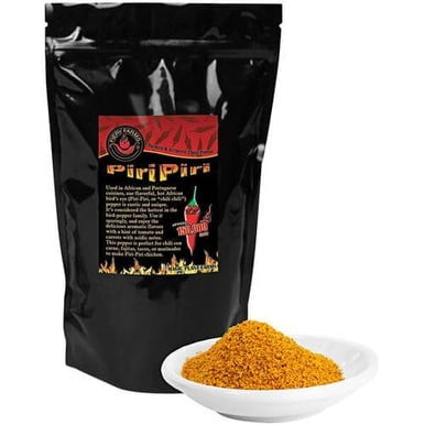Fiery Farms Poudre de Piment Oeil d'Oiseau Africain Rouge (Piri Piri) 1 Kg/2,2 Lb
