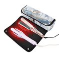 thumbnail image 3 of Hair Tool Organizer Bag with Heat Resistant Mat Removable Travel Storage Case for Hot Air Brushes Curling Irons Rabbit Inside Glass Basket, 3 of 8