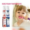 thumbnail image 3 of Fruit Flavoured Push-Up Children's Foam Toothpaste Tooth Decay W1B7 Prevent N5N2, 3 of 8