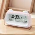 thumbnail image 6 of Unique Bargains Backlight Loud Sound Digital Alarm Clock Blue 6.1"L x 1.8"W x 3.7"H, 6 of 6