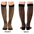 thumbnail image 4 of FORMRS Womens Knee High Socks Casual Long Thick Travel Daily Wear, 1 Pair, Wood Grain, 4 of 6