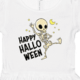 thumbnail image 4 of Inktastic Happy Halloween with Dancing Skeleton Girls Toddler Dress, 4 of 5