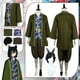 thumbnail image 2 of Disfraz de fantasía de Izutsumi Dungeon Meshi para mujer adulta, kimono, camisa, pantalones, peluca, traje de carnaval de Halloween, 2 of 5