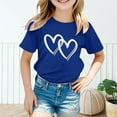 thumbnail image 2 of XIYNBAOK Cute Tops for Girls 10-12 Girls Black Tshirt Shirt Pack Clothes for 12-14 Girls Clothes Baby Girl Kids Clothes Girls Size 7-8 Newborn Clothes Girl Clothes 18-24 Months Cute Clothes, 2 of 8