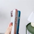 thumbnail image 4 of PC Electroplating All-Inclusive Hard case, Clear Phone case, Transparent Back, Comes with Lens Film, Simple Design, for iPhone 15 14 13 12 Pro Max Plus case (Blue,iPhone 12), 4 of 8